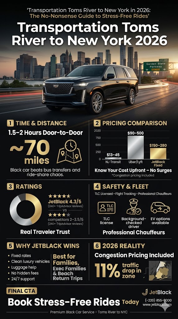 Transportation Toms River to New York: 5 Honest Options for Families in 2026 4 October 8, 2026 Infographic transportation toms river to new york