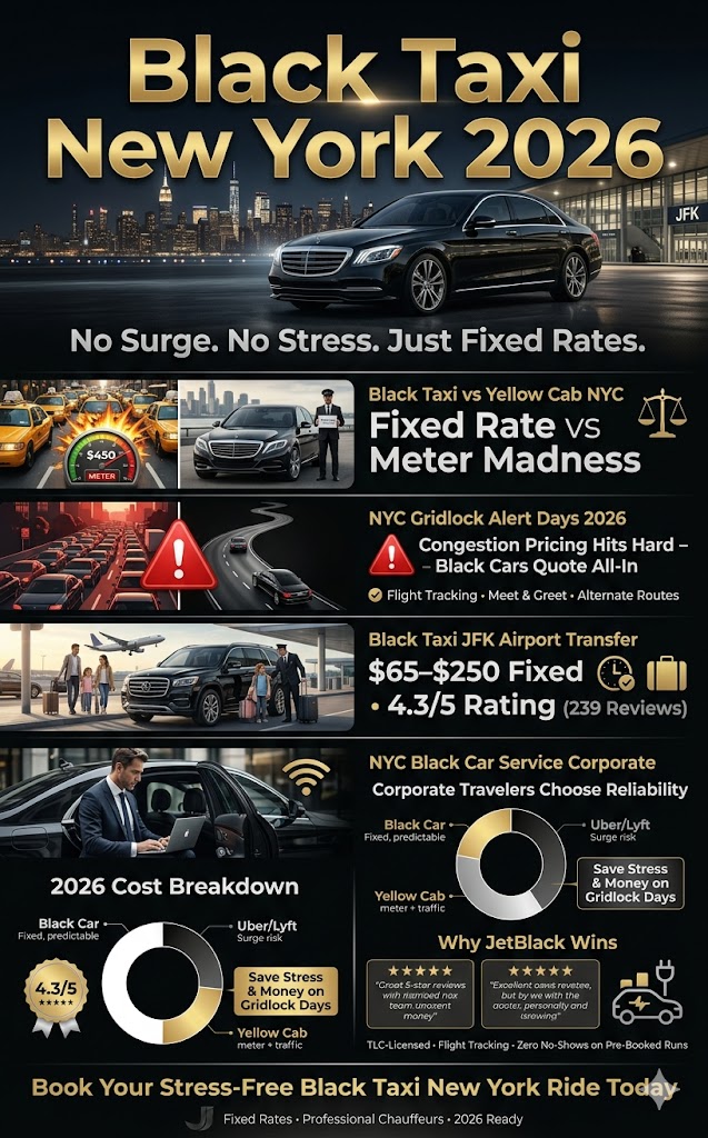 Black Taxi New York: 5 Proven Seasonal Booking Facts for 2026 3 September 30, 2026 Infographic black taxi new york