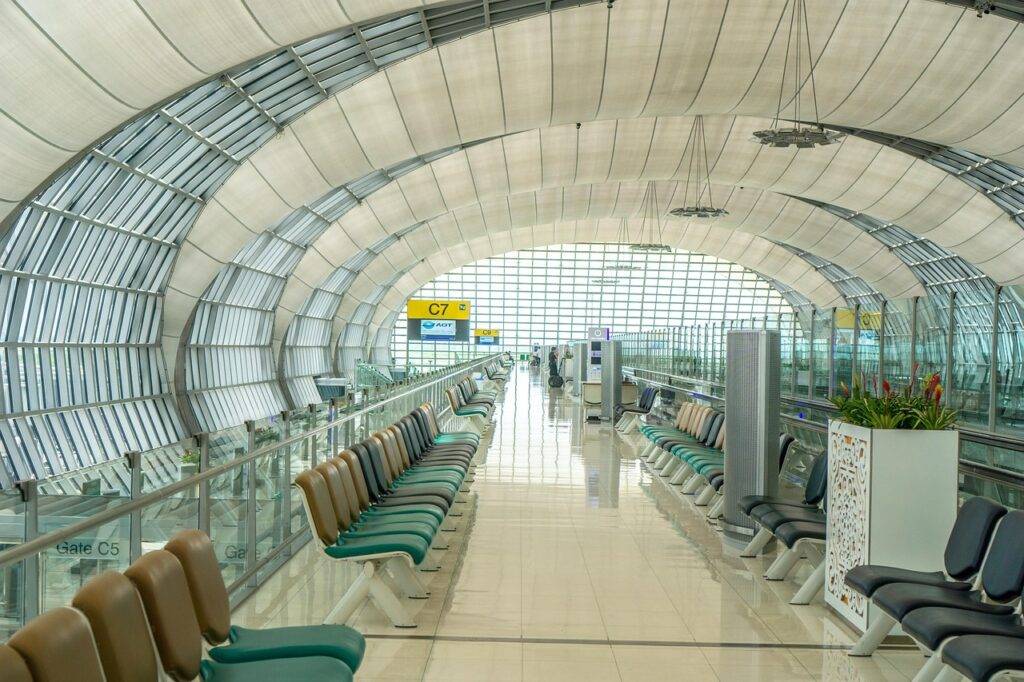 Airport, Gate, Flight, Suvarnabhumi Airport, Thailand, Terminal, Airport, Airport, Airport, Airport, Airport