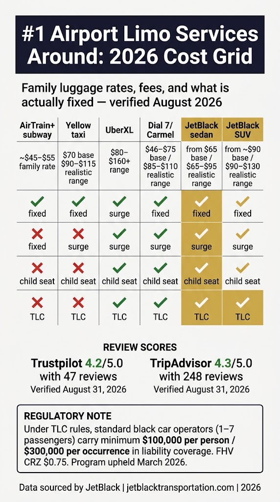 #1 Airport Limo Services Around: 7 Honest 2026 Facts 3 September 20, 2026 Infographic #1 airport limo services around