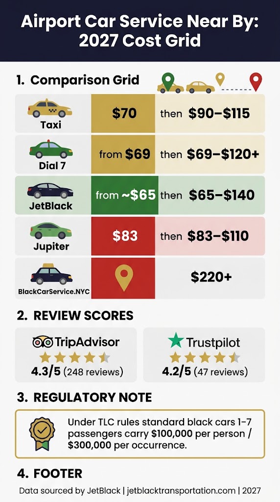 Infographic Airport car Service near by