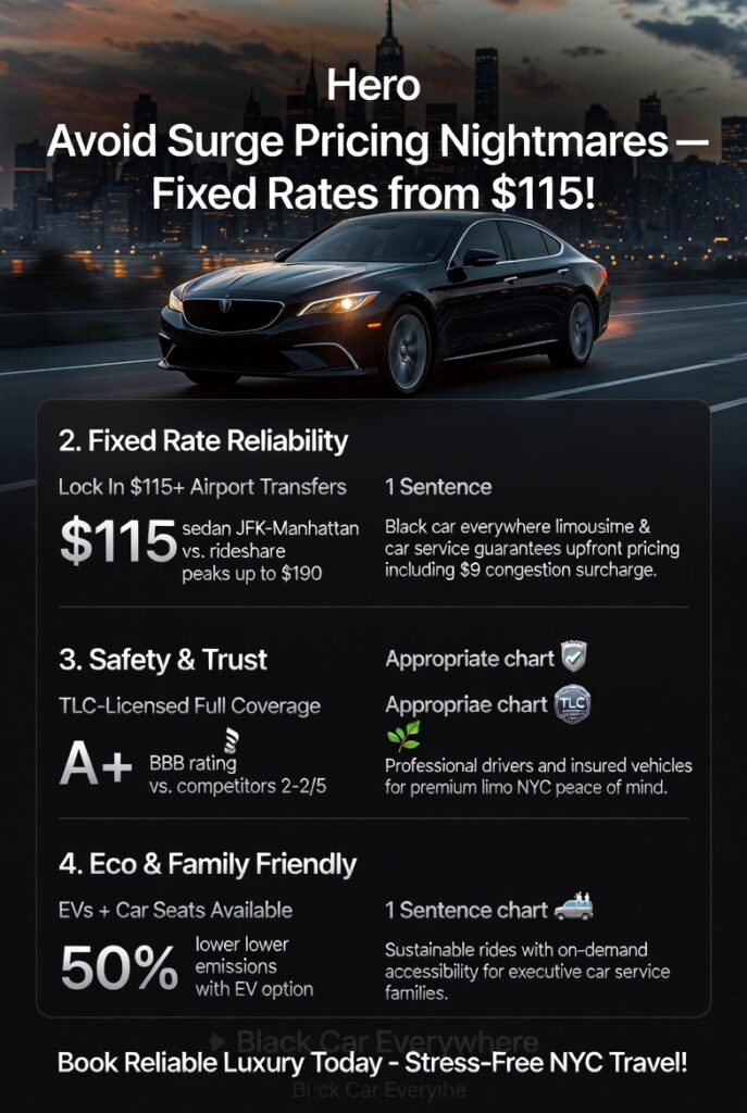 Infographic Black Car Everywhere Limousine &Amp; Car Service