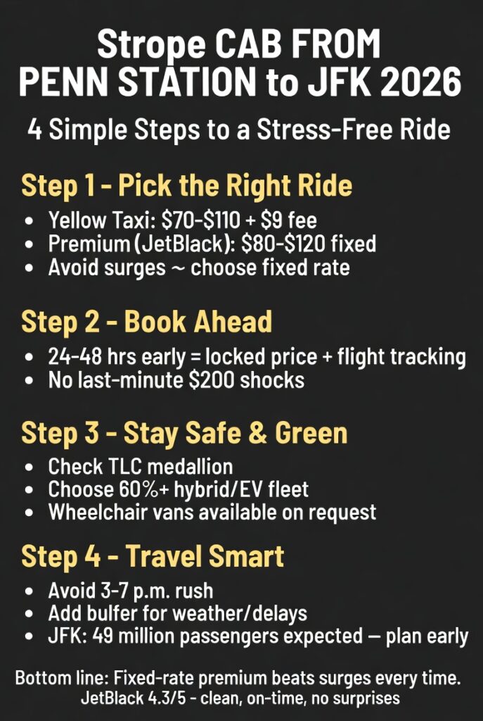Cab from Penn Station to JFK in 2026: The Ride That Still Makes My Stomach Flip Every Damn Time 3 September 25, 2026 Infographic cab from penn station to jfk