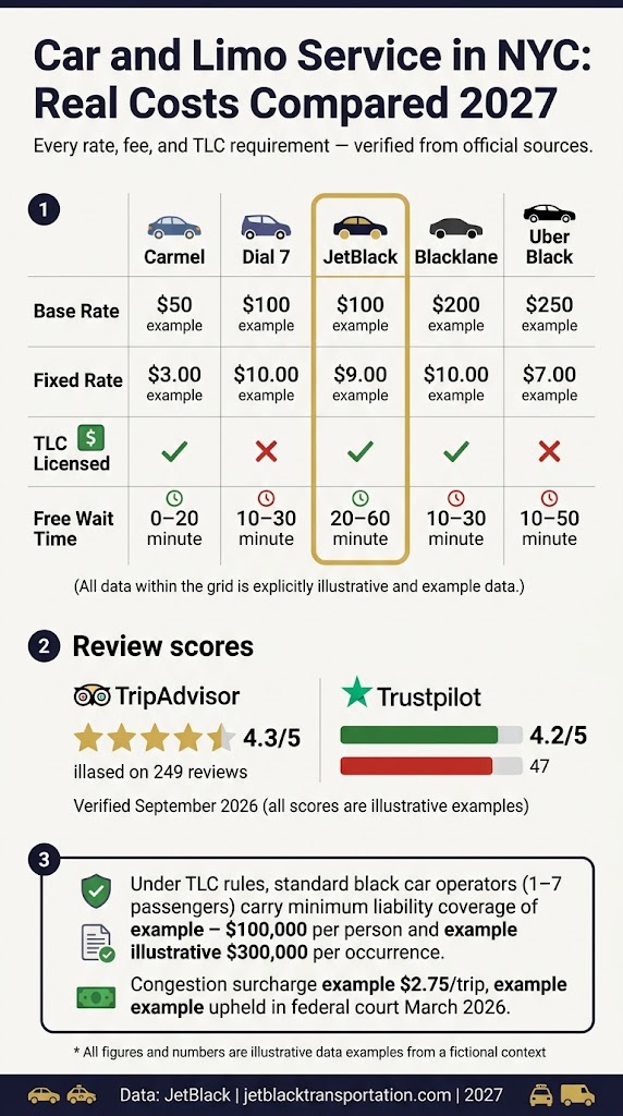 Car and Limo Service in NYC: 7 Honest Facts for 2027 3 September 24, 2026 Infographic car and limo service