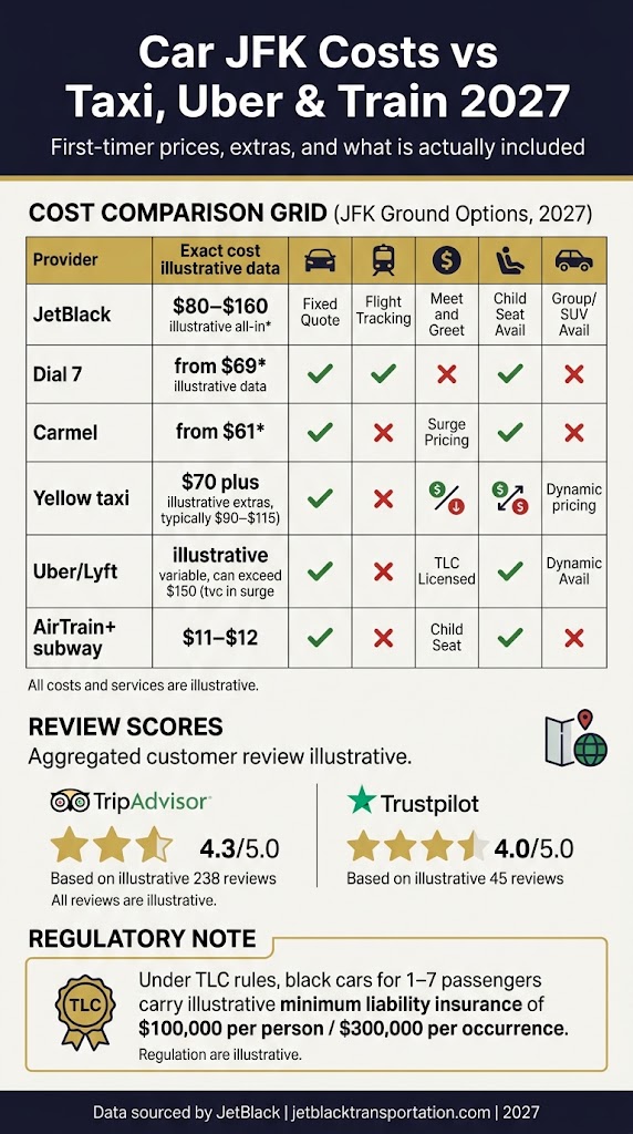 Infographic Car Jfk