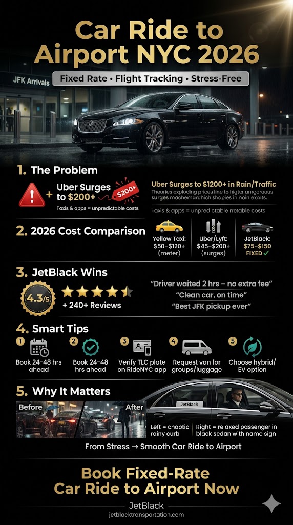 Car Ride To Airport In New York City 2026: The Real Deal On Getting There Without Losing Your Mind 3 August 29, 2026 Infographic Car Ride To Airport