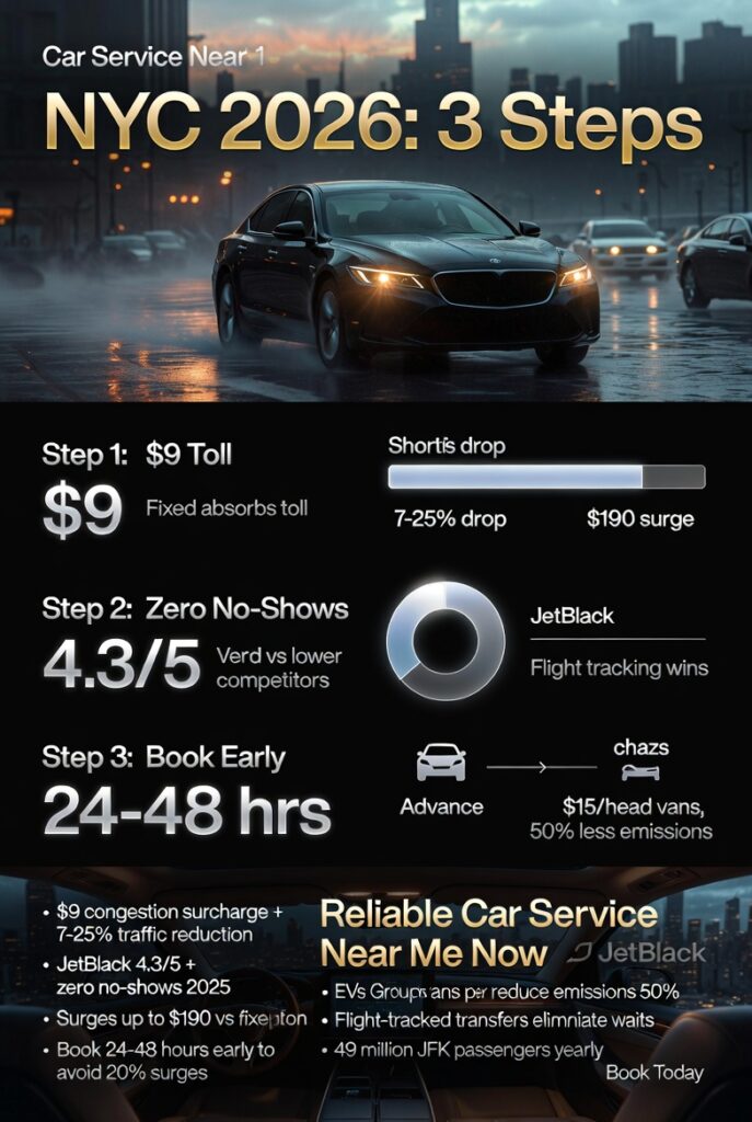 Infographic car service near