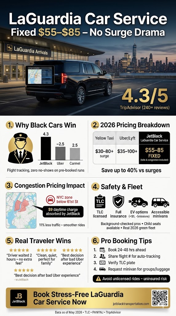 Infographic laguardia car service