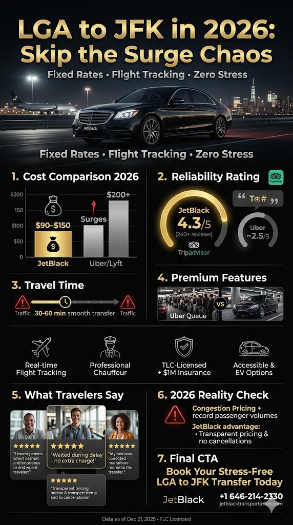 Infographic lga jfk