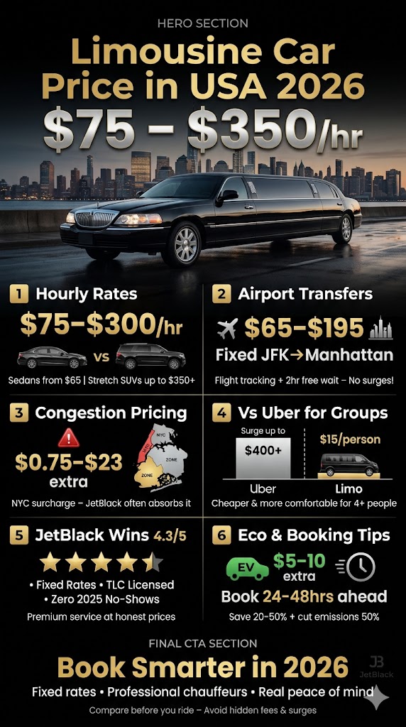 Limousine Car Price in USA: 7 Honest Facts for Business Travelers 2026 3 September 20, 2026 Infographic limousine car price in usa