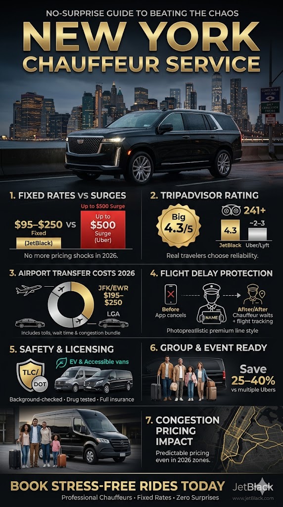 Infographic new york chauffeur service