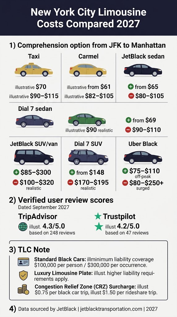 Infographic New York City Limousine