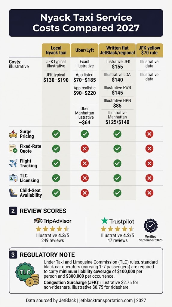 Nyack Taxi Service: 7 Honest Seasonal Facts for 2027 3 September 27, 2026 Infographic nyack taxi service