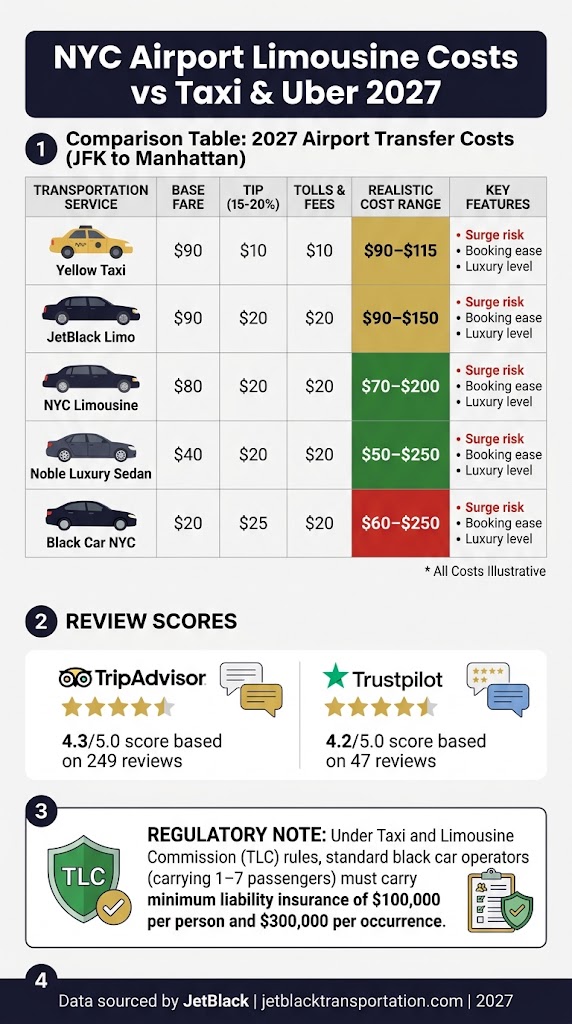 NYC Airport Limousine: 7 Honest Family Facts for 2027 3 September 18, 2026 Infographic nyc airport limousine
