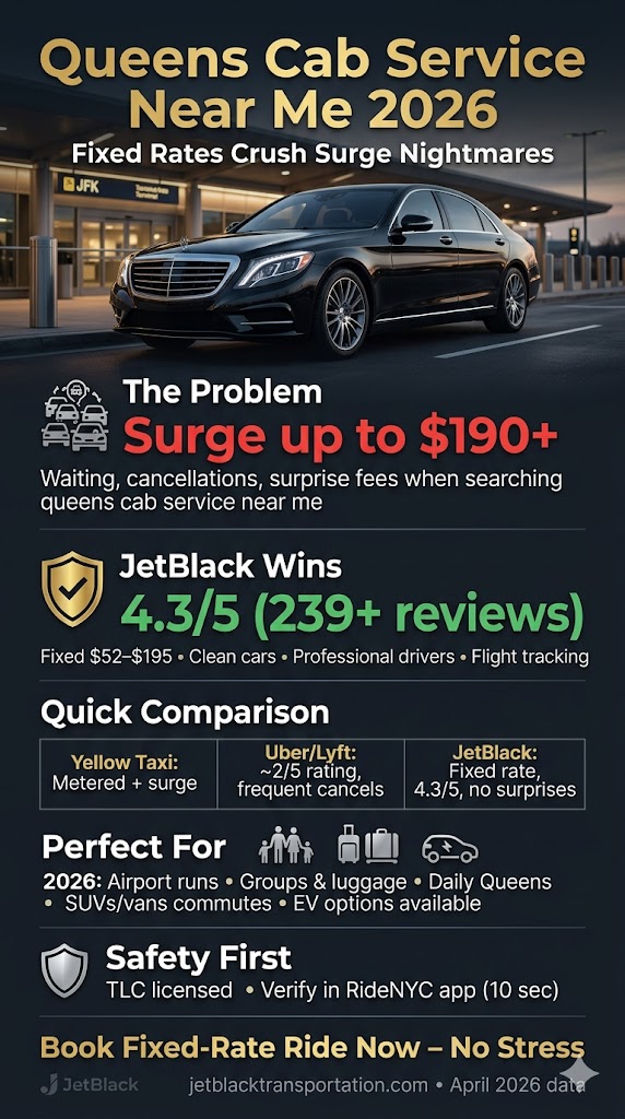 Queens Cab Service Near Me in 2026: Honest Truth About Getting Around Queens When You Really Need a Ride 3 September 21, 2026 Infographic queens cab service near me