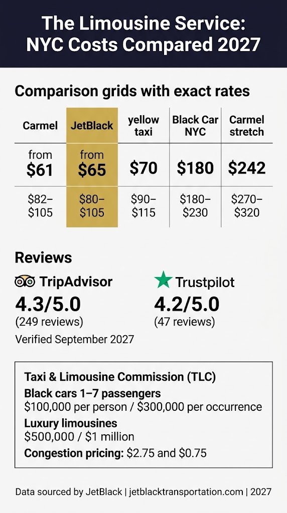 Infographic the limousine service