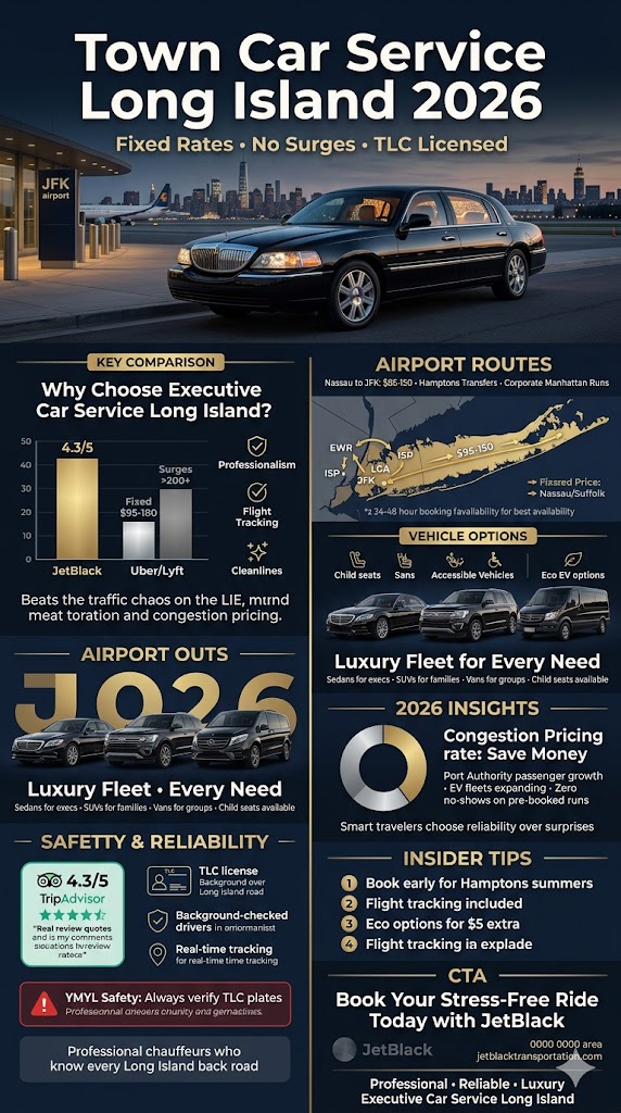 Infographic Town Car Service Long Island