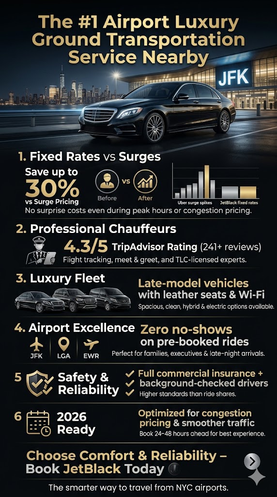 Number 1 Airport Luxury Ground Transportation Service near by: 4 Seasonal Honest Facts for NYC in 2026 3 September 21, 2026 Infographic Number 1 Airport Luxury Ground Transportation Service near by