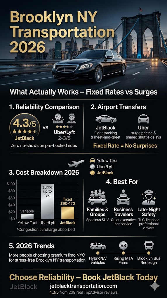 Infographic brooklyn ny transportation