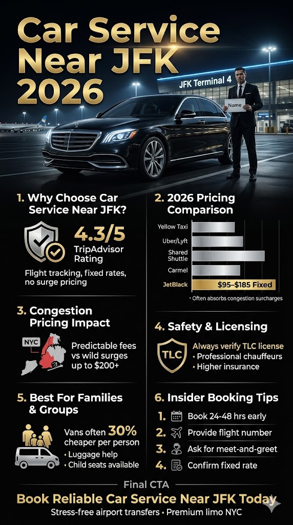 Infographic car service near jfk