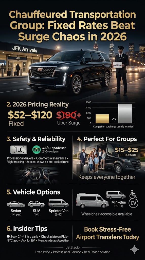 Chauffeured Transportation Group Services in NYC 2026: The One Choice That Still Feels Human in a Surge-Priced City 3 September 21, 2026 Infographic chauffeured transportation group