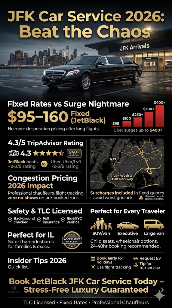 JFK Car Service: 7 Honest Truths Families Need in 2026 3 September 20, 2026 Infographic jfk car