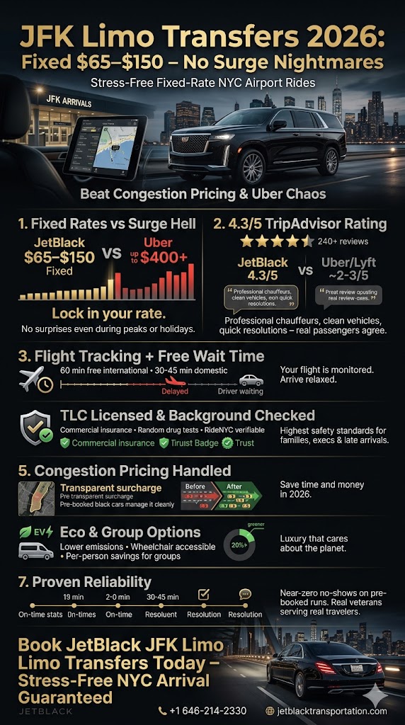 Infographic jfk limo transfers