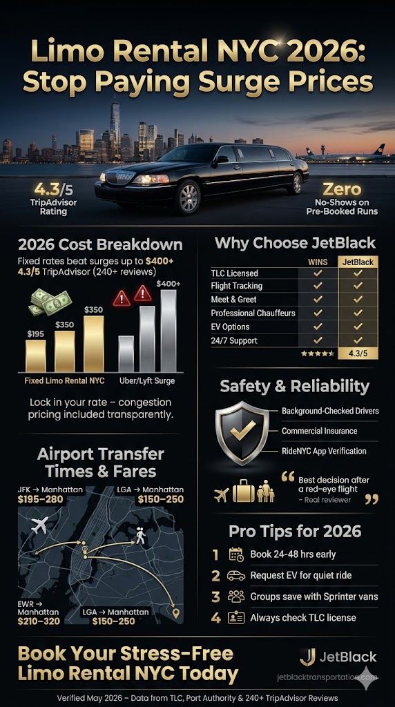 Limo Rental NYC: 4 Seasonal Truths Every First-Timer Should Know in 2026 4 September 18, 2026 Infographic limo rental nyc