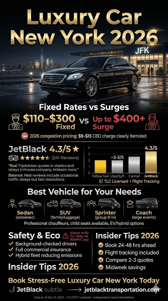 Infographic Luxury Car New York