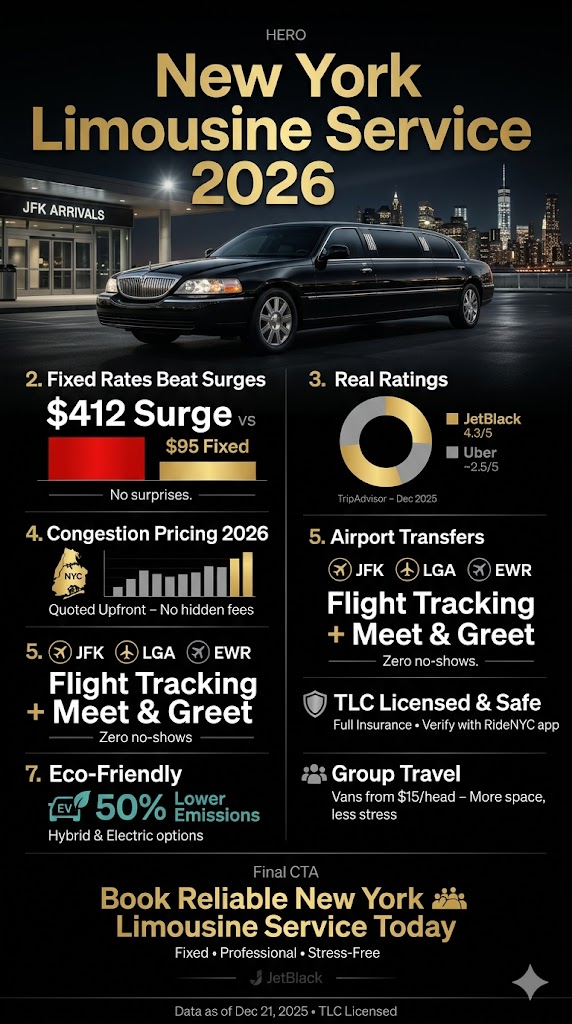 Infographic new york limousine service