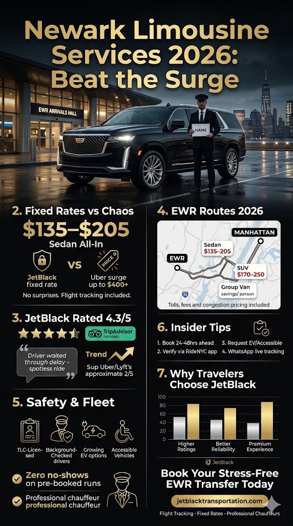 Infographic newark limousine services