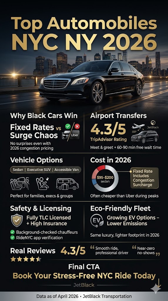 Infographic top automobiles NYC NY