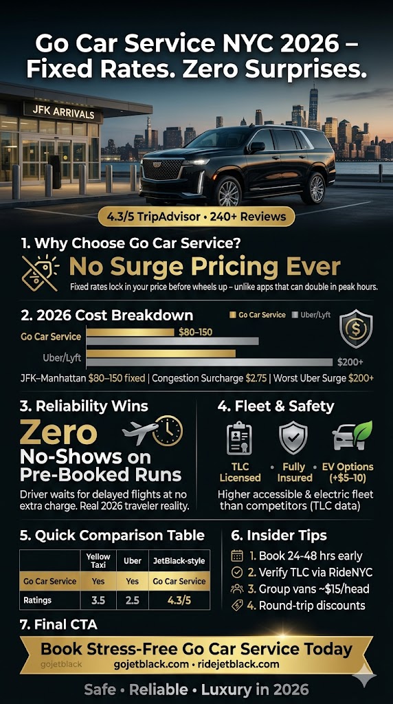 Go Car Service: 6 Honest Truths Business Travelers Need in 2026 3 September 23, 2026 Infographic go car service