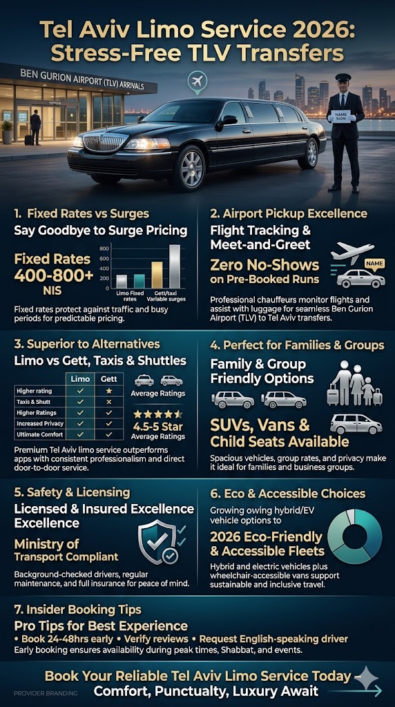 Infographic tel aviv limo service