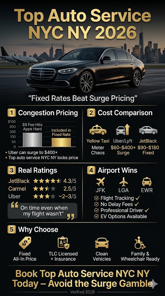 Top Auto Service Nyc Ny In 2026: When You’re Done Getting Burned By Apps And Surge Pricing 3 August 28, 2026 Infographic Top Auto Service Nyc Ny