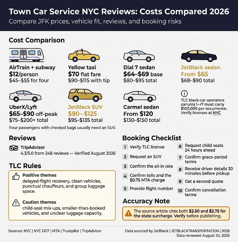 Town Car Service New York City Reviews: 7 Honest 2026 Facts 3 September 19, 2026 Infographic town car service new york city reviews