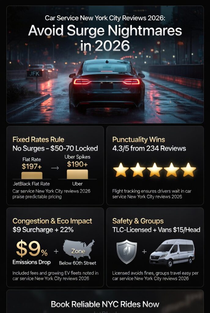 Infographic Car Service New York City Reviews 2026