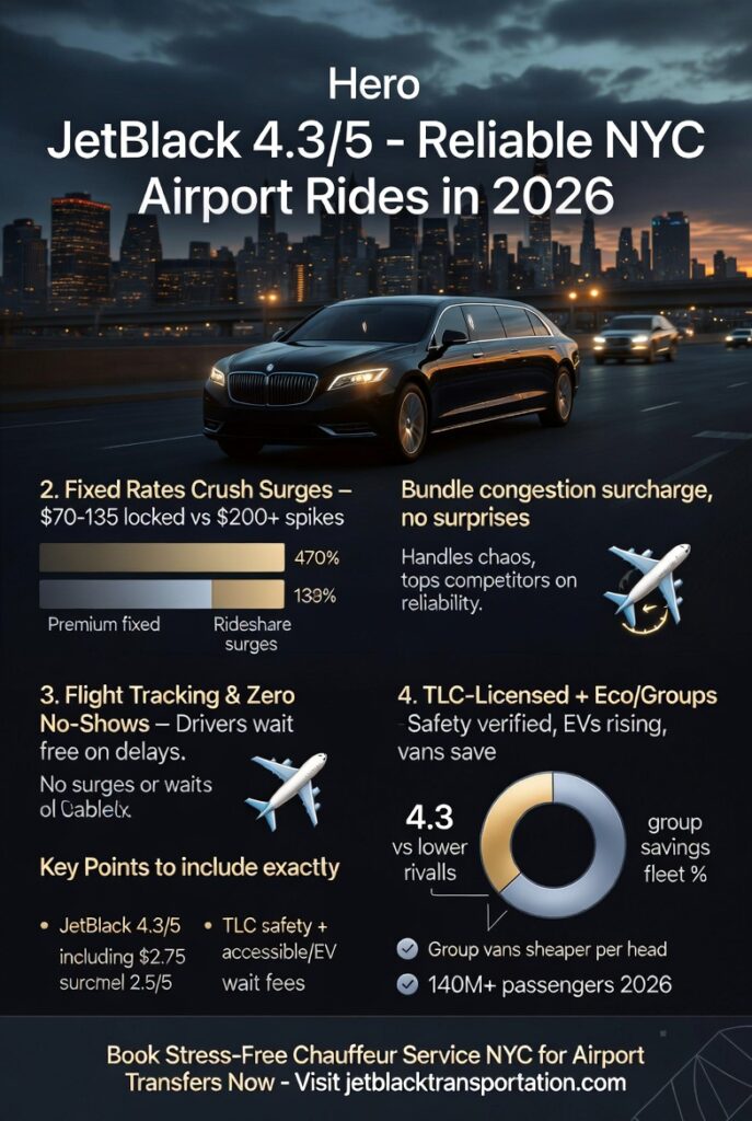 Ultimate Chauffeur Service Nyc For Airport Transfers: Survive The 2026 Chaos 3 August 28, 2026 Infographic Chauffeur Service Nyc For Airport Transfers