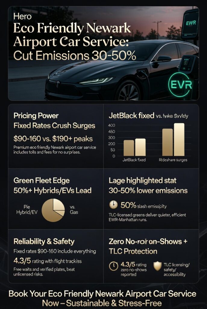 Eco Friendly Newark Airport Car Service: Your 2026 Green Ride Revolution 3 January 5, 2026 Infographic Eco Friendly Newark Airport Car Service