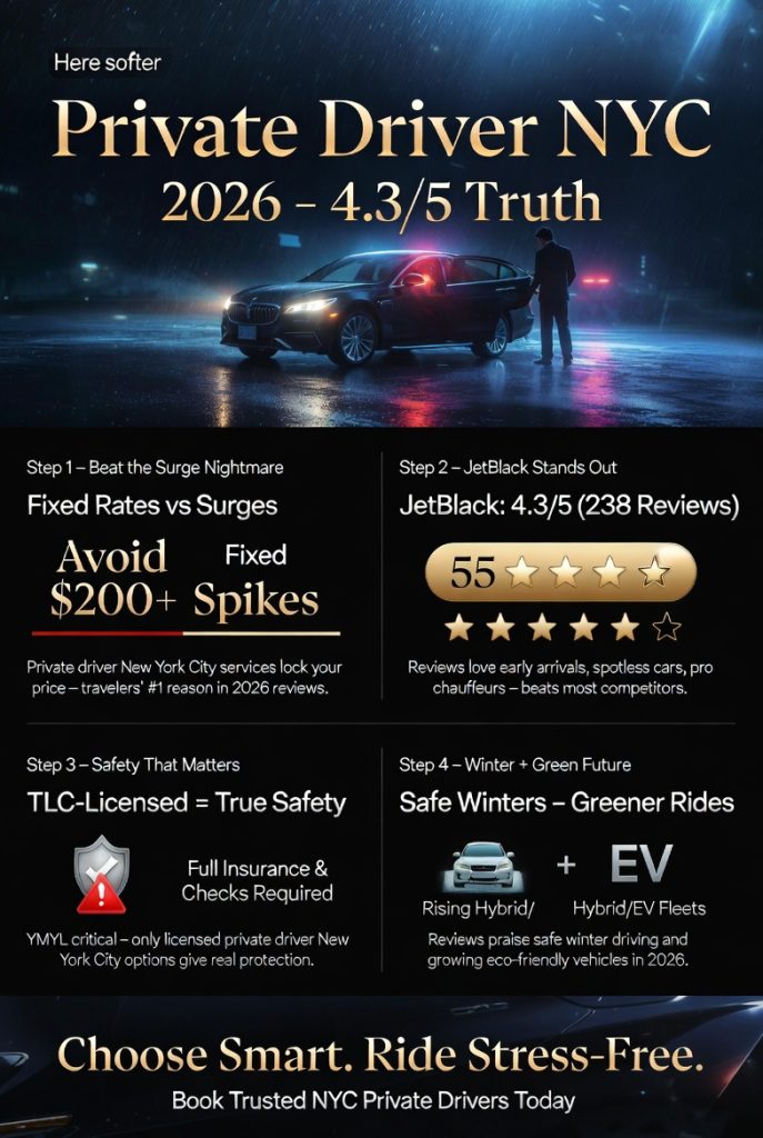 Private Driver New York City Reviews 2026: Honest Insights From Travelers Who'Ve Been There 3 August 29, 2026 Infographic Private Driver New York City Reviews 2026