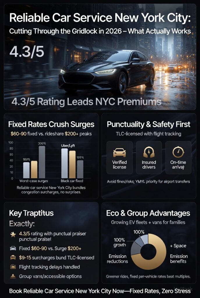 Infographic Reliable Car Service New York City