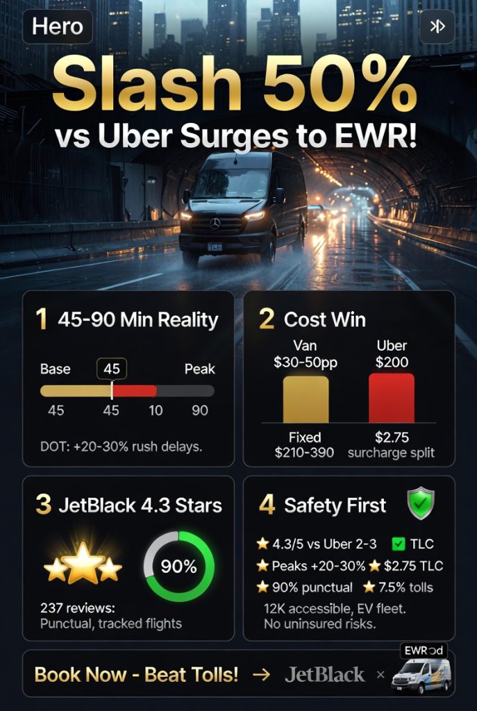 Infographic Affordable Van Service To Newark Airport