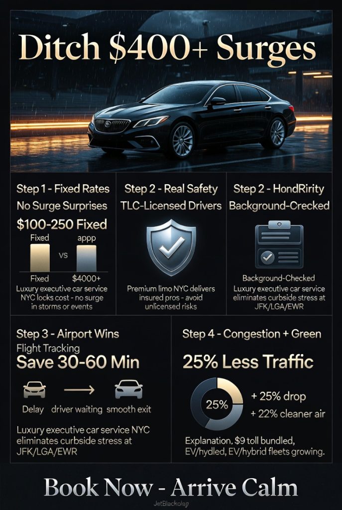Infographic Luxury Executive Car Service Nyc