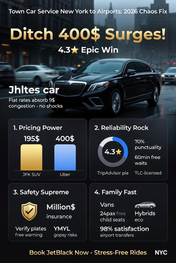 Infographic Town Car Service New York To Airports