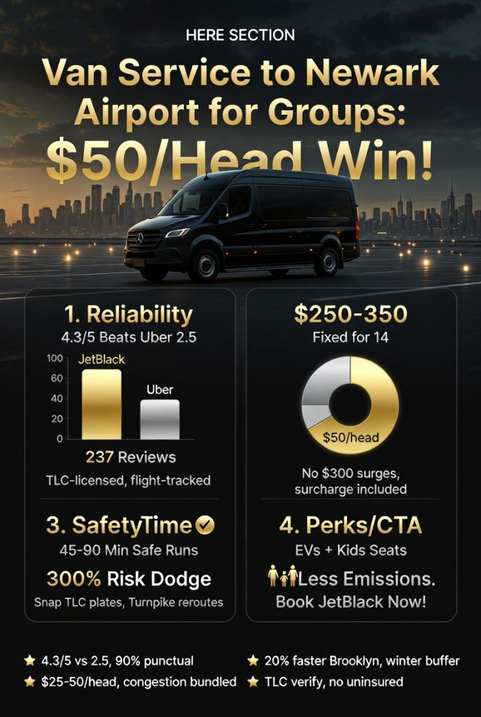 Van Service To Newark Airport For Groups: Navigating Nyc'S Chaos In 2026 3 August 29, 2026 Infographic Van Service To Newark Airport For Groups