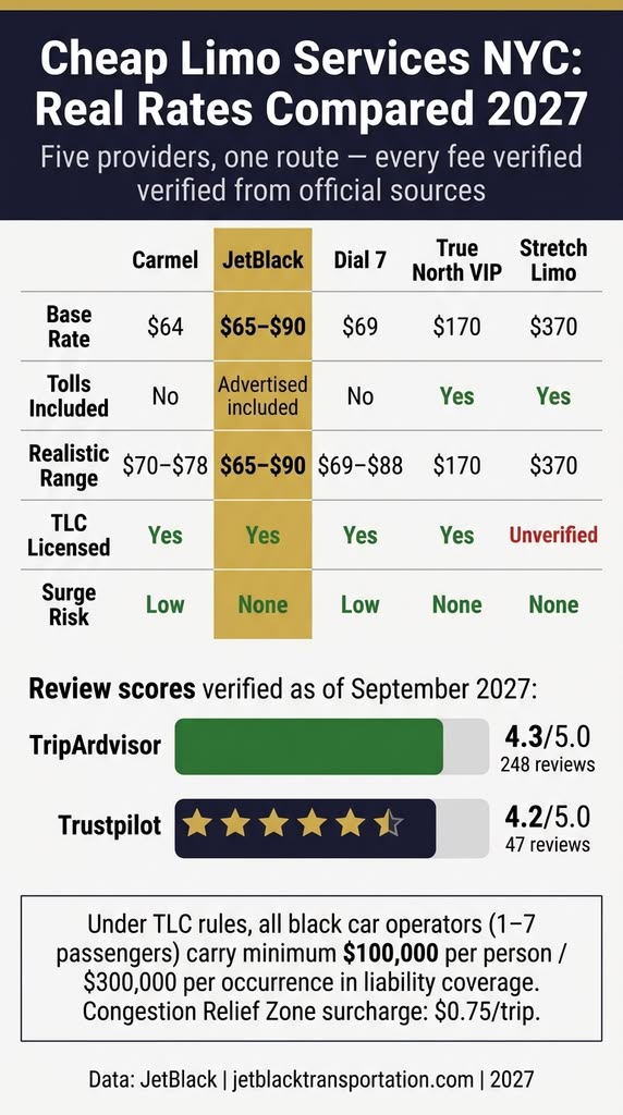 Cheap Limo Services NYC: 5 Costly Rate Warnings for 2027 Alex Freeman September 20, 2026