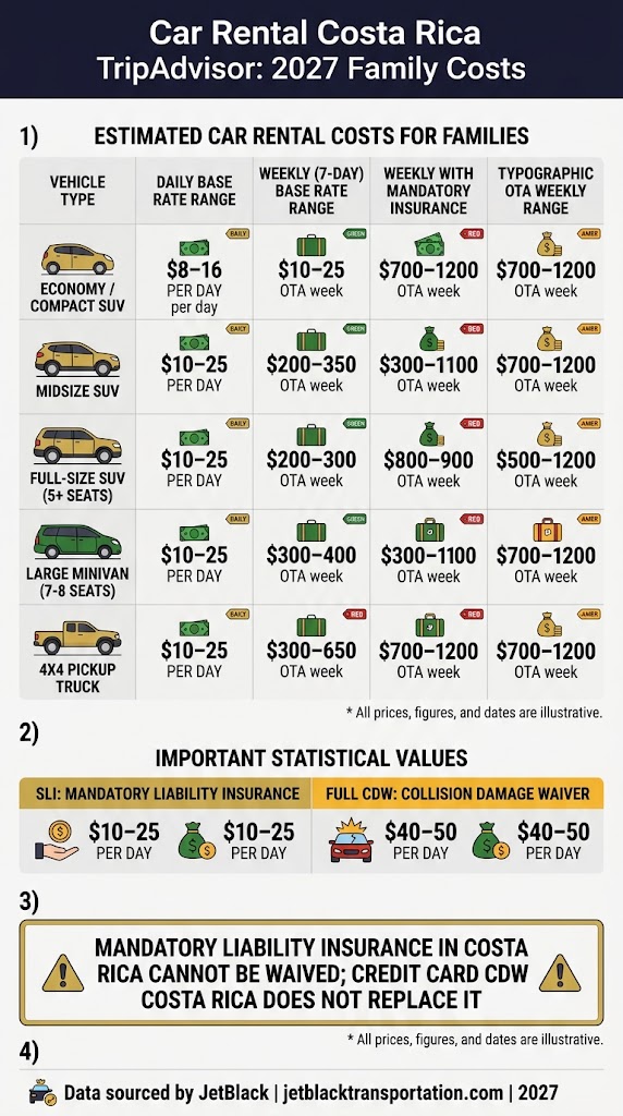 Infographic car rental costa rica tripadvisor