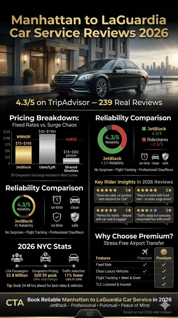 Manhattan To Laguardia Car Service Reviews 2026