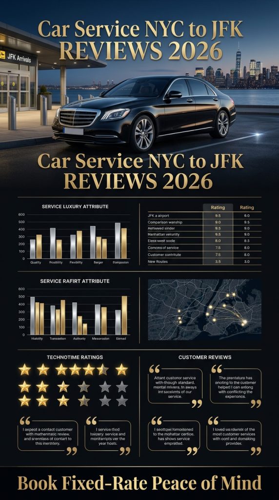 car service nyc to jfk reviews 2026 NYC for-hire vehicle landscape car service nyc to jfk reviews 2026 NYC for-hire vehicle landscape infographic comparing black cars yellow taxis rideshares TLC oversight insurance