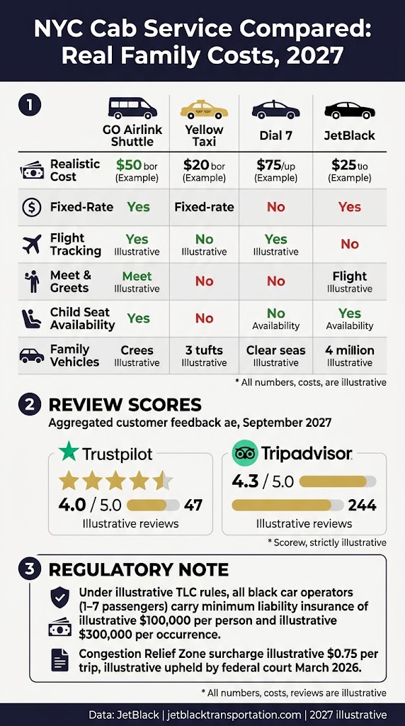 NYC Cab Service: 7 Honest Picks for Families in 2027 3 September 22, 2026 Infographic nyc cab service